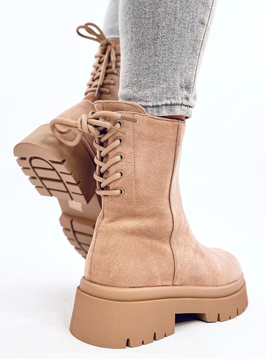 Botki zamszowe BOBBIE L.KHAKI