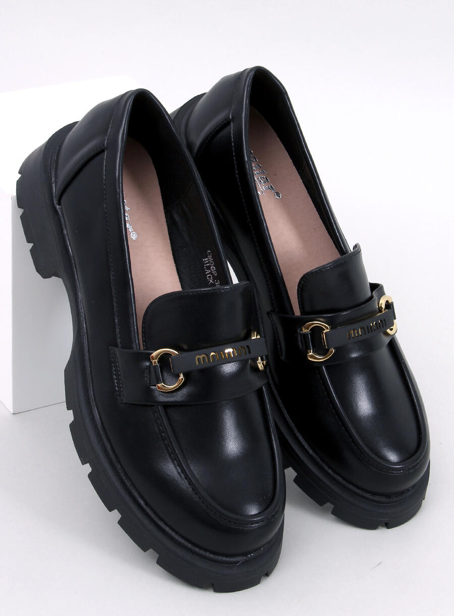 Mokasyny na platformie EMINA BLACK