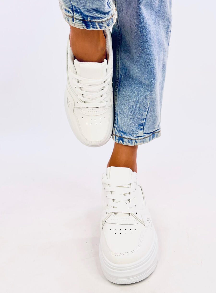 Sneakersy damskie TIXIS ALL WHITE