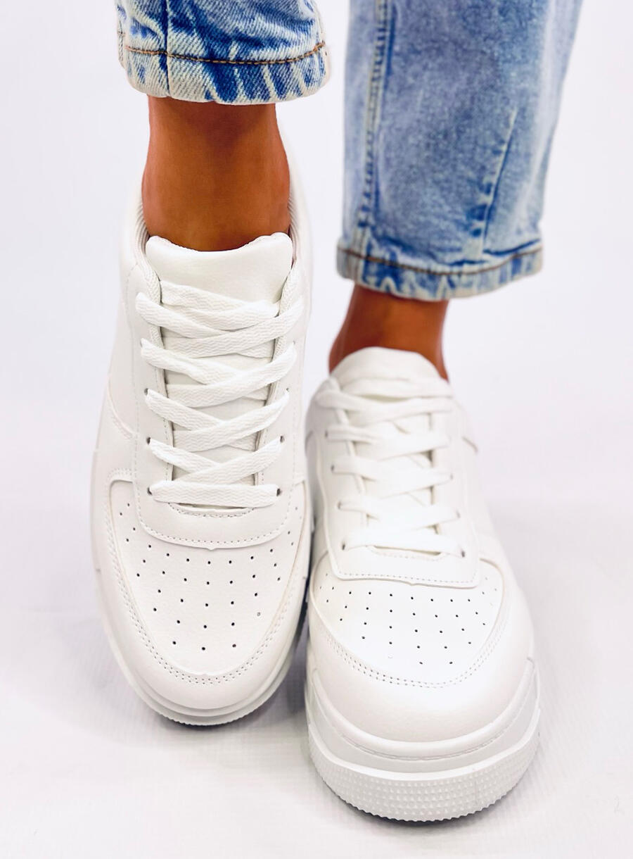 Sneakersy damskie CLEMONS ALLWHITE