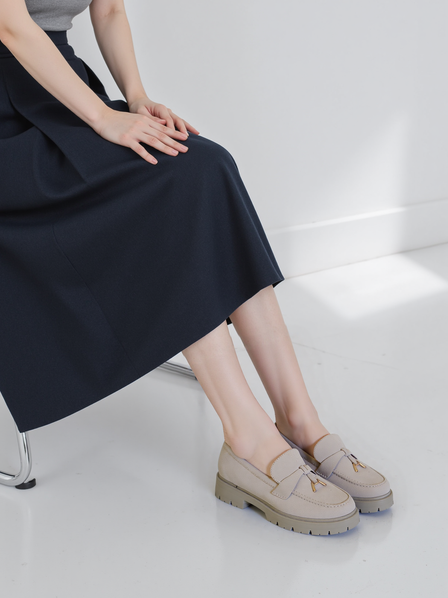 Damskie Mokasyny LOANA GREY