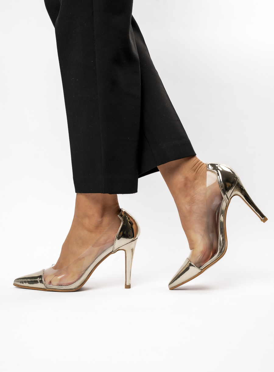 Damskie Szpilki ARIANA GOLD – Efektowny Blask i Zmysłowa Elegancja