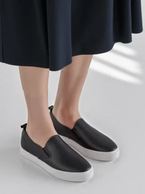Trampki damskie slip-on DIAZ BLACK