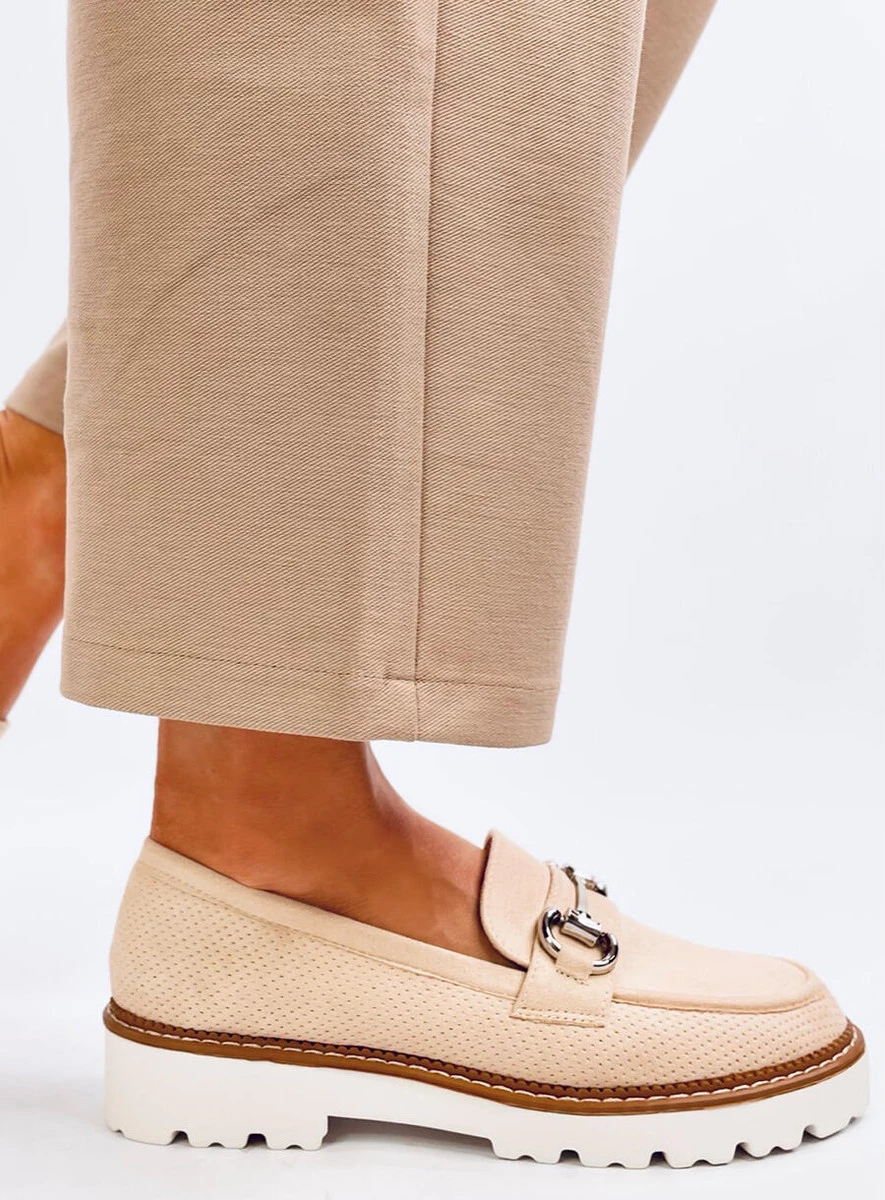 Mokasyny damskie CLAYS BEIGE
