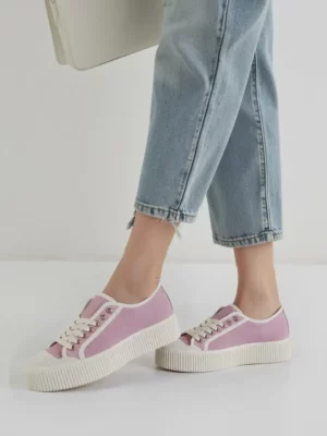 Trampki damskie na platformie DORS PURPLE