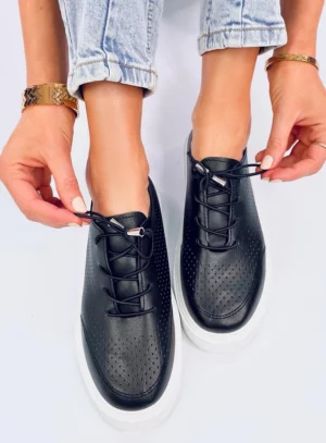 Trampki ażurowe ZINDER BLACK
