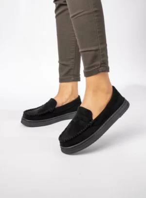 Damskie Mokasyny – Czarny