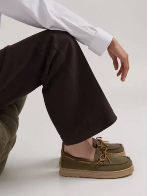 Damskie Mokasyny – Zielone