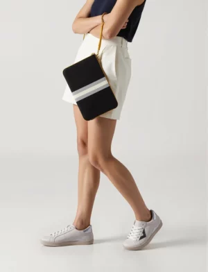 Brokatowe Wstawki Sienna BLACK