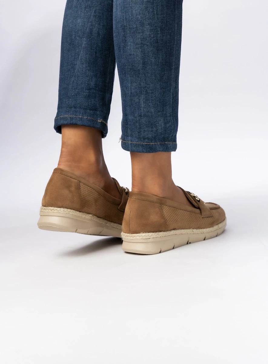 Damskie Mokasyny – Camel LARISA CAMEL