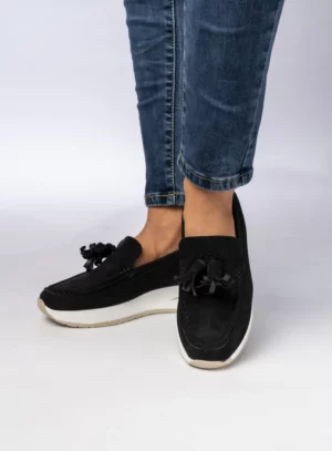 Damskie Mokasyny – Czarne LIVIA BLACK