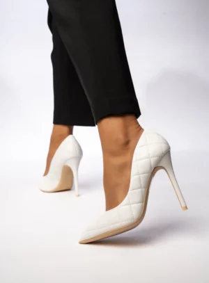 Damskie Czółenka NOVARA WHITE