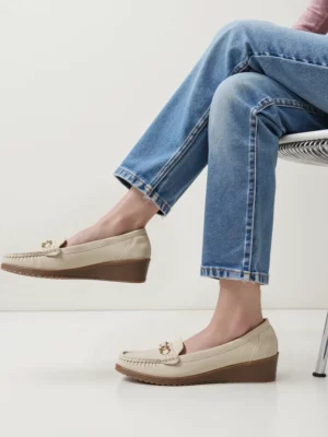 Damskie Mokasyny MIRENA BEIGE