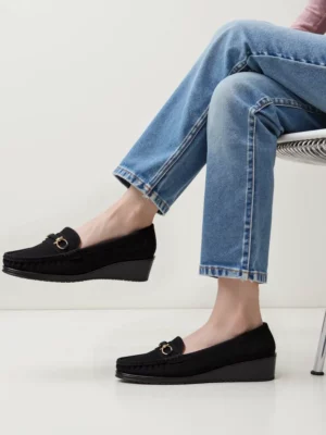 Damskie Mokasyny MIRENA BLACK