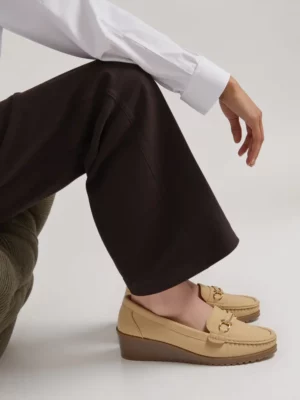 Damskie Mokasyny MIRENA KHAKI