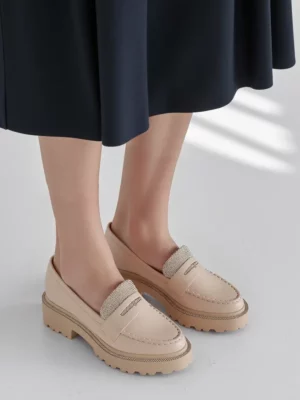 Damskie Mokasyny DIAMANT BEIGE