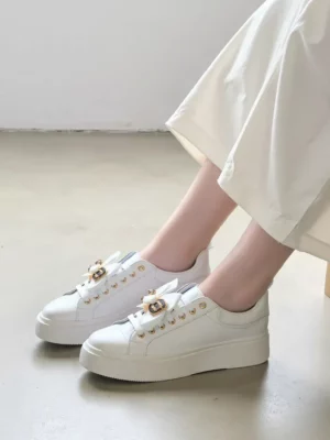 Damskie Sneakersy CHARM WHITE