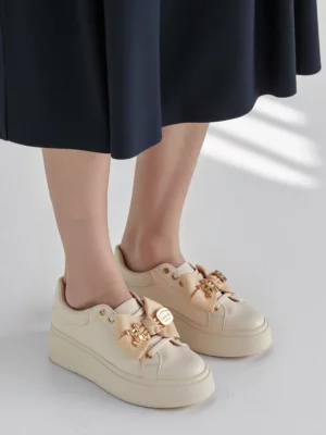 Damskie Sneakersy CHARM BEIGE
