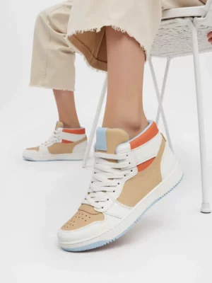 Damskie Sneakersy VELTOX WHITE/KHAKI