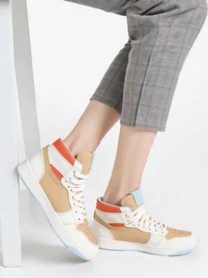 Damskie Sneakersy VELTOX WHITE/KHAKI