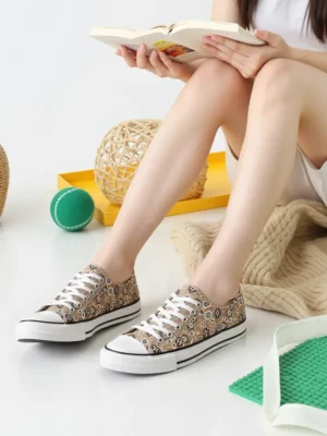 Damskie Trampki BANDANA KHAKI