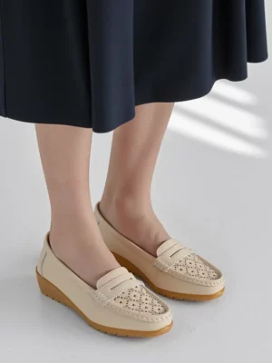 Damskie Mokasyny SIENA APRICOT