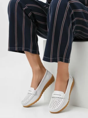 Damskie Mokasyny SIENA WHITE