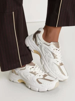 Damskie Sneakersy AURELIA WHITE/GOLD
