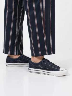 Damskie Trampki BANDANA NAVY