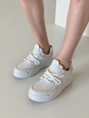 Damskie Trampki FLARE WHITE