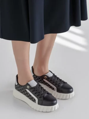 Damskie Sneakersy MONVIA BLACK