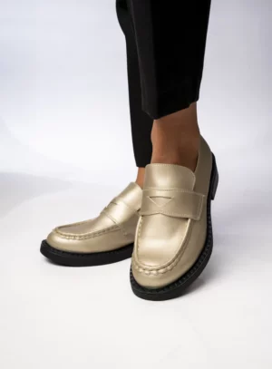 Damskie Mokasyny CELINO PLATINO – Klasyczne Buty na Co Dzień