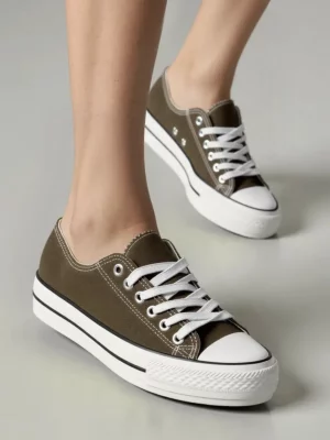 Damskie Trampki KALVAR BLACKISH GREEN