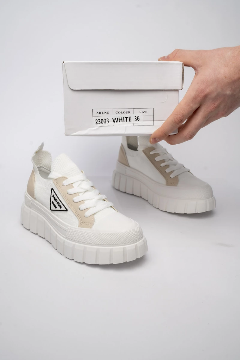 Damskie Sneakersy STREET WHITE