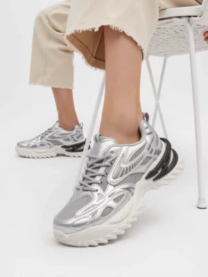 Damskie Sneakersy ZERON SILVER
