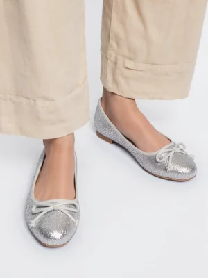 Damskie Baleriny ELVINA – SILVER
