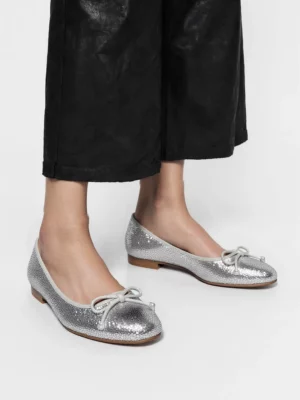 Damskie Baleriny ELVINA – SILVER