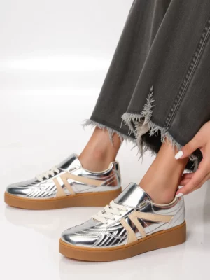 Damskie Sneakersy XERON – SILVER Damskie Sneakersy XERON – SILVER