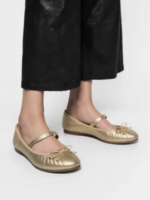 Damskie Baleriny LUSIA – GOLD