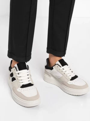 Damskie Sneakersy NORVIN – White/Black