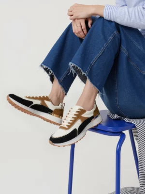 Damskie Sneakersy ARMY WHITE BLACK