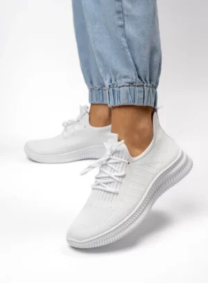 Damskie Sneakersy LINA WHITE – Lekkość