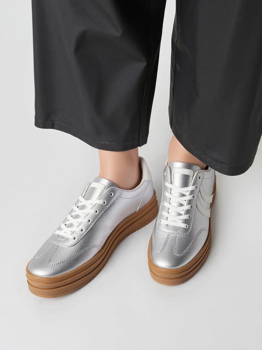 Damskie Sneakersy LUMI Silver
