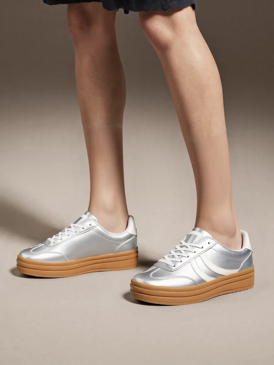 Damskie Sneakersy LUMI Silver