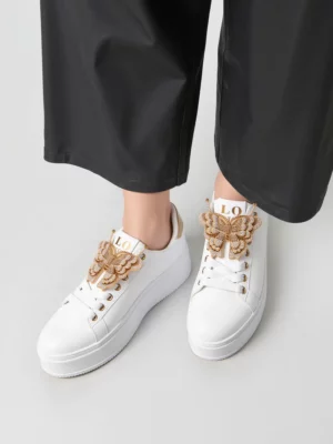 Damskie Sneakersy BUTTERFLY LUX – Gold