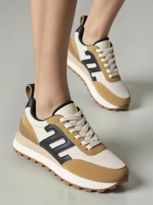 Damskie Sneakersy VENTO – Black/Camel