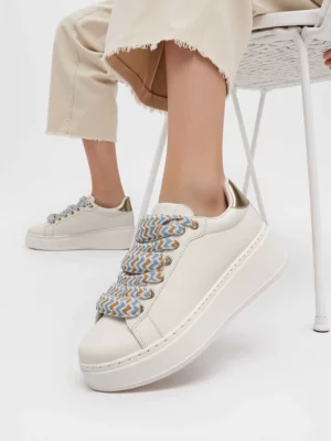 Damskie Sneakersy ZARAX – Beige