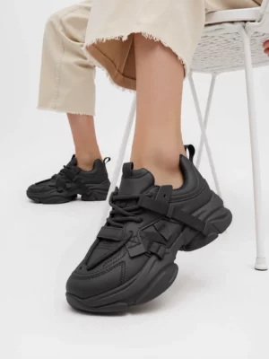 Damskie Sneakersy TITAN – Black Damskie Sneakersy TITAN – Black