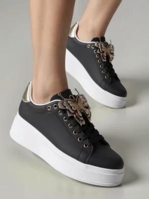 Damskie Sneakersy BUTTERFLY LUX – Black