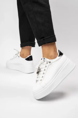 Damskie Sneakersy GLAM BEAR – White/Black
